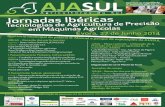 proposta cartaz jornadas 03 - Pecuária.pt · 2014-06-23 · Tecnologias de Agricultura de Precisão em Máquinas Agrícolas Évora, 27 de Junho 2014 Auditório municipal do D. Manuel