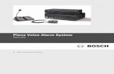 Plena Voice Alarm System · 2020-02-29 · 4.1 Controlador de Alarme por Voz 42 4.2 Router de Alarme por Voz 42 4.3 Teclado da consola de chamada 42 4.4 Controlo Remoto de Alarme