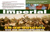 Pág 12 Imperial Gazeta€¦ · Pág 6 Massangana: um texto clássico de Joaquim Nabuco Pág 12 Lançamento da Exposição Luso- Brasileira. Pág 15 15 de outubro Imperial Lideranças