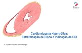 Cardiomiopatia Hipertrófica: Estratificação de Risco …... · 2019/12/19 ASPECTOS GERAIS • A cardiomiopatia hipertrófica (CMH) é uma doença autossômica dominante caracterizada
