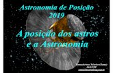 A posição dos astros e a Astronomiaaga106/arquivos/Intro_Pos_A4_Print.pdf · Astronomia de Posição 2019 Ramachrisna Teixeira (Rama) IAG/USP rama.teixeira@iag.usp.br. ciência