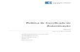 Política de Certificado de Autenticação...PJ.CC_24.1.2_0011_pt_AuC.pdf Versão: 2.0 AuC Política de Certificado de Autenticação Página 3 de 20 Resumo Executivo Decorrente da