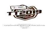 Regulamento Campeonato Regional de Todo Terreno€¦ · 4 Campeonato da Madeira de Todo Terreno – Moto Rali 2019 O regulamento da AMM para o Todo-o-Terreno; O regulamento particular