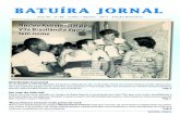 Ano XV - nº 88 - Junho / Agosto - 2011 - Edição Bimestralgeb.org.br/batuira-jornal/edicoes/Batuira Jornal numero 88 - julho e... · do caminho evolutivo. Que o Senhor, portanto,