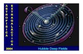 2004 Hubble Deep Fields - extranet.on.brextranet.on.br/maia/astext7_Hubble_Deep_Fields.pdf · visão do HST, durante o período de 10 dias os quais foram integrados. As áreas cobertas
