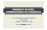 DROGAS E ÁLCOOL: COMBUSTÍVEIS DA VIOLÊNCIA Encontro/drlaco.pdf · DROGAS E ÁLCOOL: COMBUSTÍVEIS DA VIOLÊNCIA Dr. Luiz Alberto Chaves de Oliveira (Dr. LACO) CONEN / COMUDA