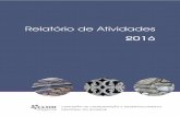 Relatório de Atividades - Algarve · a dinâmica alcançada ao nível da formação profissional dos colaboradores da CCDR Algarve e do Programa Operacional Regional que não encontra