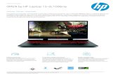 OMEN by HP Laptop 15-dc1006np · Com placa gráfica até NVIDIA® GeForce® RTX 2070, que apresenta o design Max- Q , um processador Intel® Core™ de 8.ª geração e uma solução