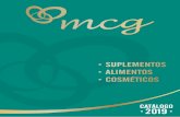 SUPLEMENTOS - mcglab.com.brmcglab.com.br/arquivos/images/imagens/Catálogo MCG...Gergelim, Ômega 3 e Semente de Uva + Vitamina E. • Promove benefícios de dentro para fora do organismo
