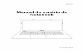 Manual do usuário de Notebook - AsusFevereiro 2012 BP7051. 2 Manual do usuário de Notebook Sumário Capítulo 1: Introdução ... Alerta de Pressão de Som Alerta: Pressão de som