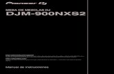 MESA DE MEZCLAS DJ DJM-900NXS2 - Recordcase.de · 2019-05-22 · El DJM-900-NXS2 cuenta con dos tarjetas de sonido internas, por lo que las actuaciones con el software de DJ se pueden