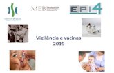 Vigilância e vacinas 2019 - EPI uff | Portal de ... · Manual de vigilância epidemiológica de eventos adversos pós-vacinação / Ministério da Saúde, Secretaria de Vigilância
