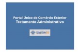 Portal Único de Comércio Exterior Tratamento Administrativo · 40 modelos, com média de 16 informações solicitadas, variando de 2 a 49 a depender da operação LPCO abrangente