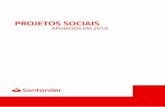 Apresentação do PowerPoint...Introdução O Banco Santander Brasil, junto com seus funcionários, apoia diferentes iniciativas sociais, com enfoque em voluntariado de diversas causas,