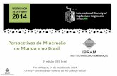 Perspectivas da Mineração no Mundo e no Brasil · perspectivas da mineraÇÃo no mundo e no brasil. sumÁrio. o ciclo da produÇÃo mineral onde estamos em 2014? preÇos em alta.