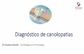Diagnóstico das canolopatias - SOBRAC...2019/12/19  · DIAGNÓSTICOS DIFERENCIAIS • Excluir possíveis condições adquiridas, que determinem prolongamento do QT. • Distúrbios