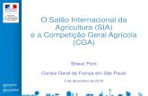 O Salão Internacional da Agricultura (SIA) e a Competição ... · Introdução O Salão Internacional da Agricultura (SIA) é intimamente ligado na França à Competição Geral
