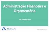 Administração Financeira e Orçamentária · Administração Financeira e Orçamentária Prof. Evandro França . Questões de Concursos: 1) (TRE/BA/ANALISTA/2017) O ciclo orçamentário