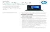 Por tátil HP Stream 11 Pro G5 · Dê ao se u pessoal de TI uma forma simples e moderna de i mplement ar, gerir e personalizar os seus dispositivos a par tir da nuvem com Int une