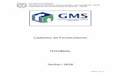 Tutorial Cadastro de Fornecedores GMS · Página 1 de 13 Cadastro de Fornecedores TUTORIAL ... “Portal de Compras do Governo do Paraná” no endereço eletrônico: ... aplicação