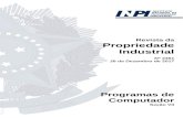 Revista da Propriedade Industrialrevistas.inpi.gov.br/pdf/Programa_de_computador2451.pdf · referentes a contratos de Transferência de Tecnologia e assuntos correlatos, além dos