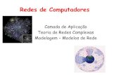 Redes de Computadores - UFJF · Redes de Computadores Camada de Aplicação Teoria de Redes Complexas Modelagem – Modelos de Rede. Estudando redes reais ... RC-2011-2-Parte-Aplicacao-III.odp