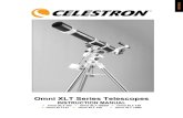 Omni XLT Series Telescopes - Amazon S3 · Internal heat build-up can damage the telescope and any accessories attached to it. Never use an eyepiece solar filter or a Herschel wedge.