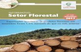 INFORMATIVO Setor Florestal nº 191 · 2018-03-15 · INFORMATIVO Exportações brasileiras de produtos ˜ orestais em novembro foram 1,5% menores do que no mês anterior nº 191
