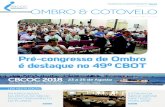 ano XiIi • #42 • mar 2018 - SBCOC · jornal DO informativo da sociedade brasileira de cirurgia de ombro e cotovelo - sbcoc ano XiIi • #42 • mar 2018 ombro & cotovelo Pr-congresso