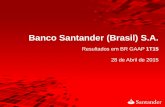 Banco Santander (Brasil) S.A. - Valor Econômico · 2018-12-17 · Banco Santander (Brasil) S.A. ... a nossa capacidade de implementar com sucesso estratégias de marketing; nossa