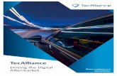 TecAlliance - Expertise no Aftermarket Automotivo · Por meio da automatização e da digitalização, nossas soluções de processo suportam toda a cadeia de suprimentos – desde