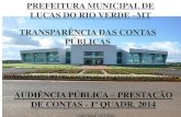 PREFEITURA MUNICIPAL DE LUCAS DO RIO VERDE MT ... · secretaria municipal de desenvolvimento social 2.762.290,69 3,98% secretaria municipal de educaÇÃo 17.411.607,27 25,06% secretaria