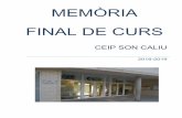 MEMÒRIA FINAL DE CURSredols.caib.es › c07012998 › docs › memoria-curs-2018-19 › ?bp... · Memòria anual curs 2018-19 4 Àrees de major rendiment acadèmic. Els tres cursos