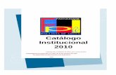 CAT LOGO INSTITUCIONAL 2010 · Catálogo Institucional 2007 Catálogo das Condições de Oferta dos Cursos da FPA CUMPRIMENTO DA PORTARIA Nº 2.864, DE 24 DE AGOSTO DE 2005,