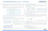 BioNMR Made Easy - bioTop - Bruker · 2016-08-21 · BioNMR Made Easy - bioTop Biomolecular NMR, especially in case of proteins, can now be almost completely automated, from experiment