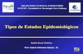 Tipos de Estudos Epidemiológicos - Tipos de... · 2020-02-09 · Tipos de Estudos Epidemiológicos Estudos Observacionais Permitem que a natureza determine o seu curso. O investigador