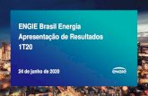 ENGIE Brasil Energia Apresentação de Resultados 1T20 · 2 days ago · Total de 2.477 sistemas instalados, com capacidade de 40.577 kWp (em 31/03/2020) GÁS NATURAL (TAG) 4.500