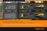 O 845E - Tigercat€¦ · ROLETES, INFERIORES (9) Tipo trator com flange simples/dupla D6 (10) Tipo escavador com flange simples/dupla FH400 SAPATA DA ESTEIRA Garra simples/dupla