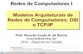Redes de Computadores I Modelos Arquiteturais de Redes de ...inf.ufg.br/.../rc1/pi/leituras/slides-parte.2-modelos.referencia.redes.pdf · Prof. Dr. Ricardo Couto Antunes da Rocha