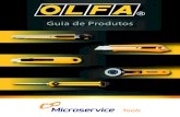 Guia de Produtosmicroservice.com.br/wp-content/uploads/2016/09/Catálogo...ferramentas, o Sr. Yoshio Okada, fundador da Olfa, introduziu a utilização da cor amarela nas ferramentas.