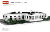 A Casa Branca - Lego...detalhes que lembram a arquitectura iónica grega clássica. O desenho original de James Hoban teve como modelo a Leinster House em Dublin, Irlanda e não incluía