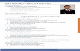 FERNANDO MACHADO LIMA FERREIRA · PMO do Desenvolvimento do Sistema de seleção pública social. Núcleo de Computação Eletrônica - NCE/UFRJ (2002 - 2006) Analista de Sistemas
