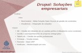 Drupal: Soluções empresariaisneoscopio.com/files/drupalcamp.pdf · 2012-05-07 · Miguel.andrade@neoscopio.com NeoContent Meta aplicação. Interessa a solução i.e. o resultado.