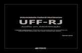Universidade Federal Fluminense UFF-RJ · A apostila preparatória é elaborada antes da publicação do Edital Oficial com base no Edital anterior, para que o aluno antecipe seus