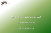 Zika vírus: onde estamos? · 2015-12-15 · Zika x Brasil Em 29 de abril de 2015: Federal da Bahia (UFBA) reportaram a identificação de Zika Vírus (ZIKAV) por meio de técnica