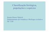 Classificação biológica, populações e espéciesdreyfus.ib.usp.br/bio103/classific_2019.pdf · Populações locais Constituem-se na menor unidade evolutiva. As populações locais