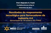 Resultados do mapeamento tecnológico para …2017/12/05  · Resultados do mapeamento tecnológico para fornecedores da Indústria 4.0 Apresentação do do relatório APL/UFRGS Prof.