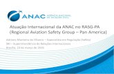 Atuação Internacional da ANAC no RASG-PA (Regional Aviation … › assuntos › paginas-tematicas › ... · RASG-PA Análise de Risco/Situação Atual •RASG-PA Goal: 50% fatality