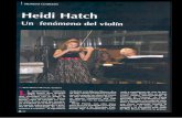 Heidi Hatch, violin soloist · Contra el Cáncer). En el transcurso de ese concerto interpretó junto a la Orquesta Sinfónica de la Regiórl de Murcia, difigida por su titular José