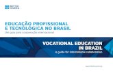 Educação Profissional E TEcnológica no Brasil › sites › default › ... · A oferta de educação profissional e tecnológica The provision of vocational education O mais importante